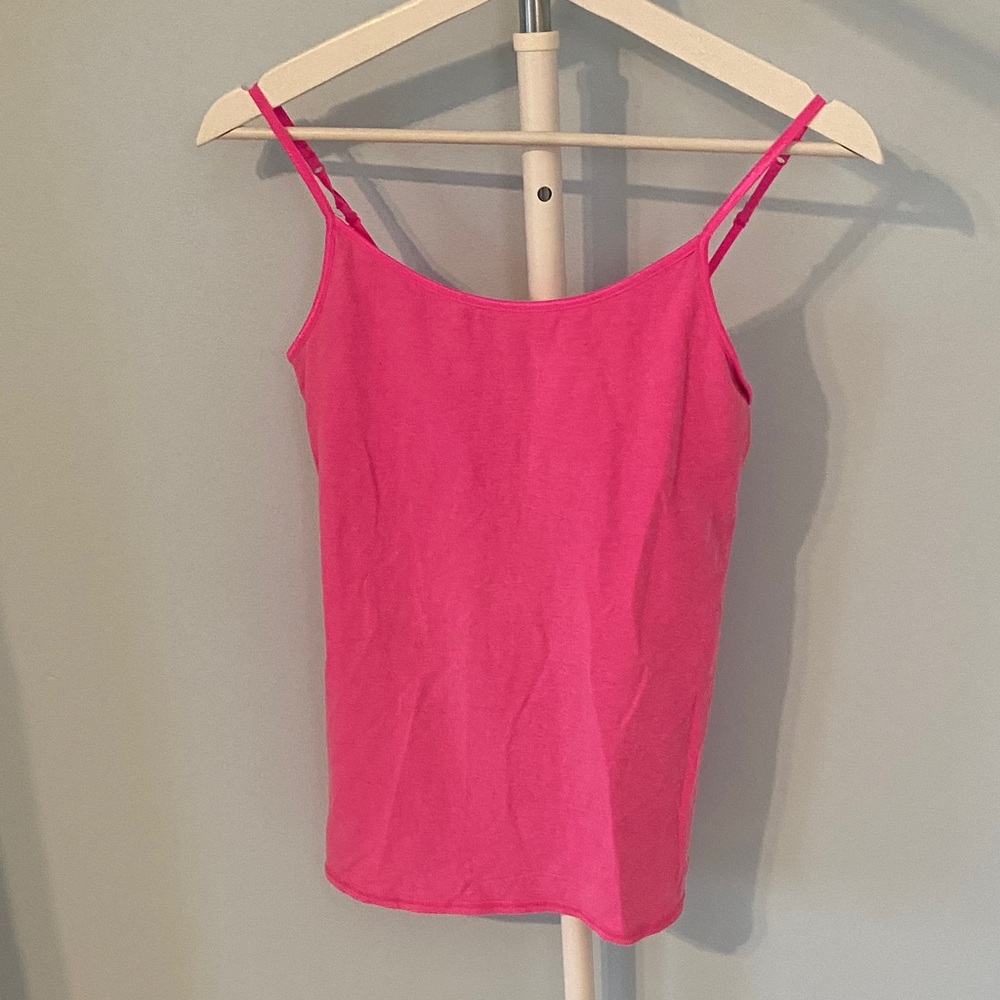 Pink Spaghetti Strap Top